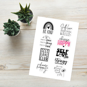 Self Love Club Sticker Set